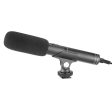 YELANGU YLG1401A Double Back Pole Professional Condenser Shotgun Microphone for DSLR & DV Camcorder(Black) Sale