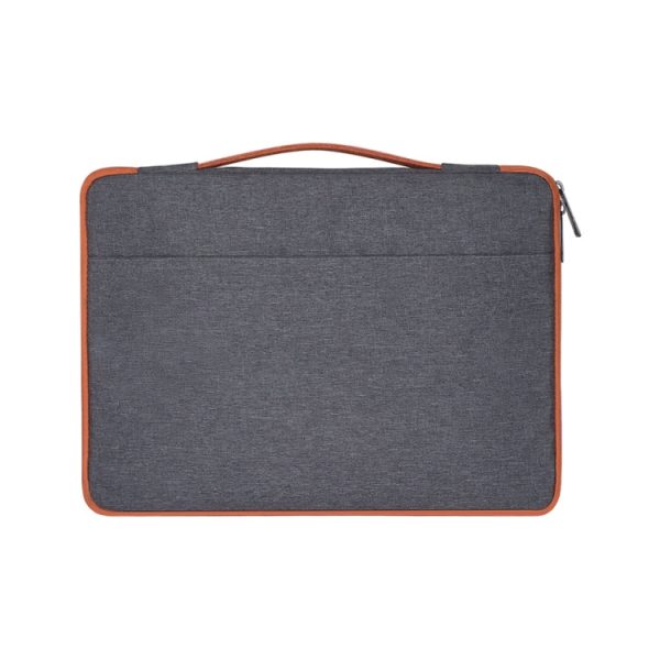 11.6 inch Fashion Casual Polyester + Nylon Laptop Handbag Briefcase Notebook Cover Case, For Macbook, Samsung, Lenovo, Xiaomi, Sony, DELL, CHUWI, ASUS, HP(Grey) Cheap