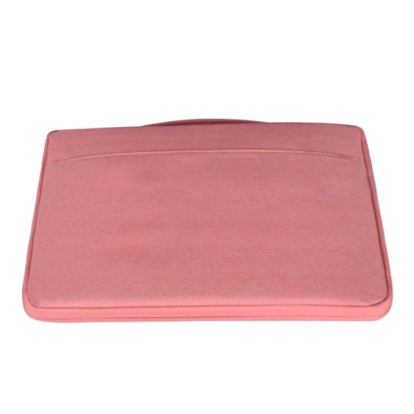 11.6 inch Fashion Casual Polyester + Nylon Laptop Handbag Briefcase Notebook Cover Case, For Macbook, Samsung, Lenovo, Xiaomi, Sony, DELL, CHUWI, ASUS, HP(Pink) Fashion