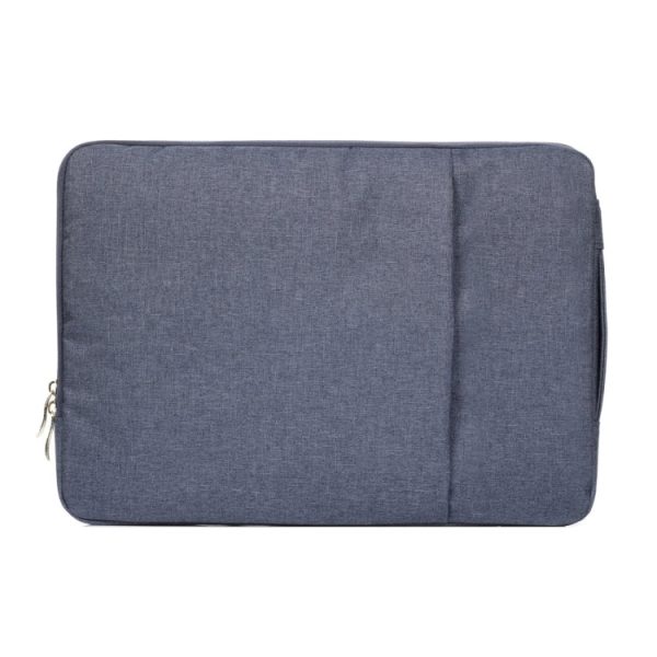 11.6 inch Universal Fashion Soft Laptop Denim Bags Portable Zipper Notebook Laptop Case Pouch for MacBook Air, Lenovo and other Laptops, Size: 32.2x21.8x2cm (Dark Blue) Discount