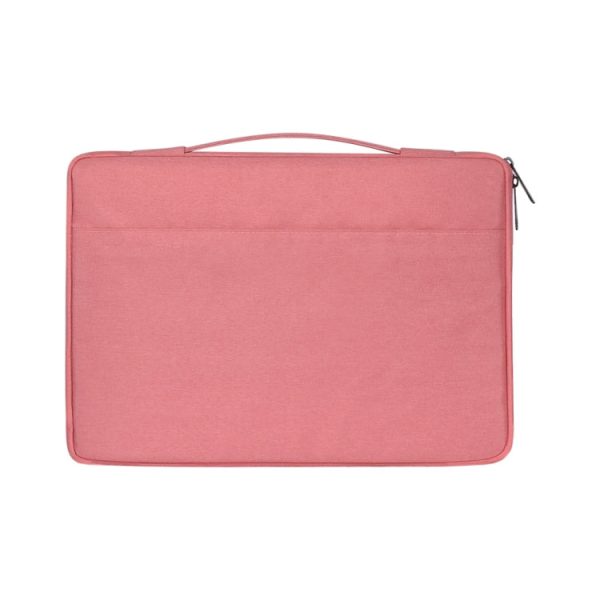 11.6 inch Fashion Casual Polyester + Nylon Laptop Handbag Briefcase Notebook Cover Case, For Macbook, Samsung, Lenovo, Xiaomi, Sony, DELL, CHUWI, ASUS, HP(Pink) Fashion