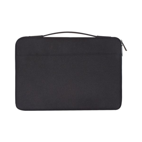 11.6 inch Fashion Casual Polyester + Nylon Laptop Handbag Briefcase Notebook Cover Case, For Macbook, Samsung, Lenovo, Xiaomi, Sony, DELL, CHUWI, ASUS, HP(Black) Online Sale